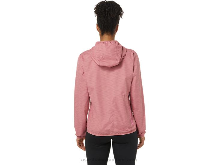 Smokey Rose Spacedye/Dragon Fruit XXPD3858 Asics Women\s Packable Jacket