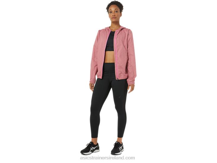 Smokey Rose Spacedye/Dragon Fruit XXPD3858 Asics Women\s Packable Jacket