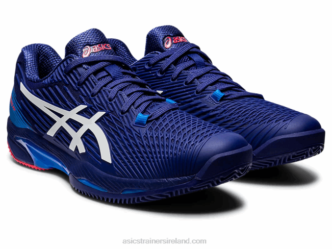 Solution Speed FF 2 Clay Dive Blue/White Asics XXPD1156