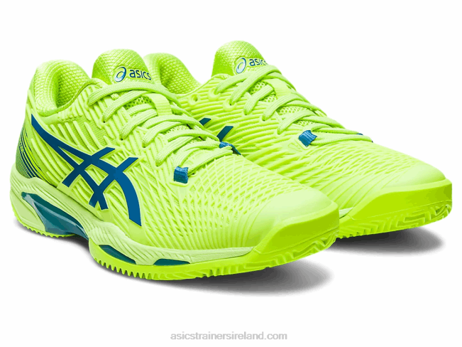 Solution Speed FF 2 Clay Hazard Green/Reborn Blue Asics XXPD2179