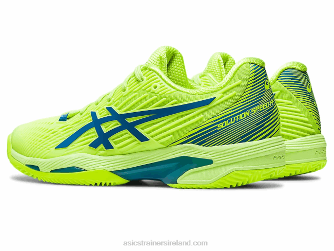 Solution Speed FF 2 Clay Hazard Green/Reborn Blue Asics XXPD2179