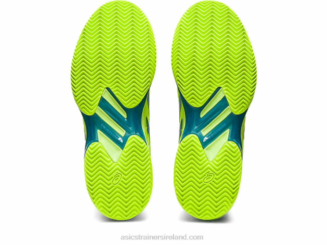 Solution Speed FF 2 Clay Hazard Green/Reborn Blue Asics XXPD2179