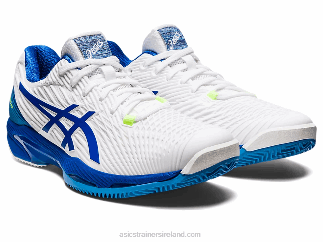 Solution Speed FF 2 Clay White/Tuna Blue Asics XXPD923