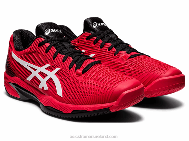 Solution Speed FF 2 Electric Red/White Asics XXPD1660