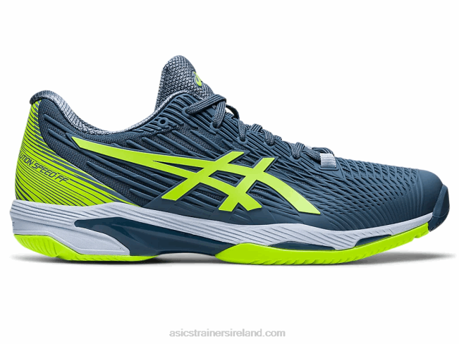 Solution Speed FF 2 Steel Blue/Hazard Green Asics XXPD345