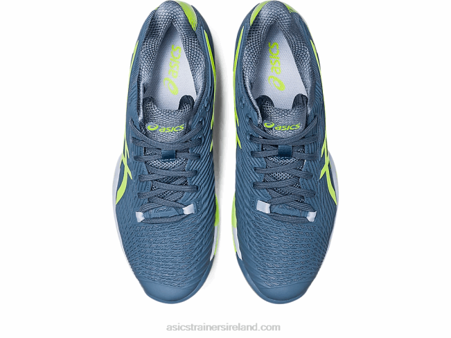 Solution Speed FF 2 Steel Blue/Hazard Green Asics XXPD345