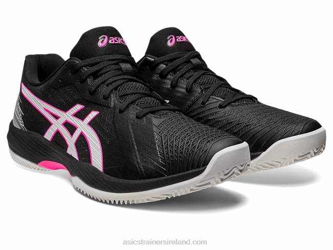 Solution Swift FF Clay Black/Hot Pink Asics XXPD537