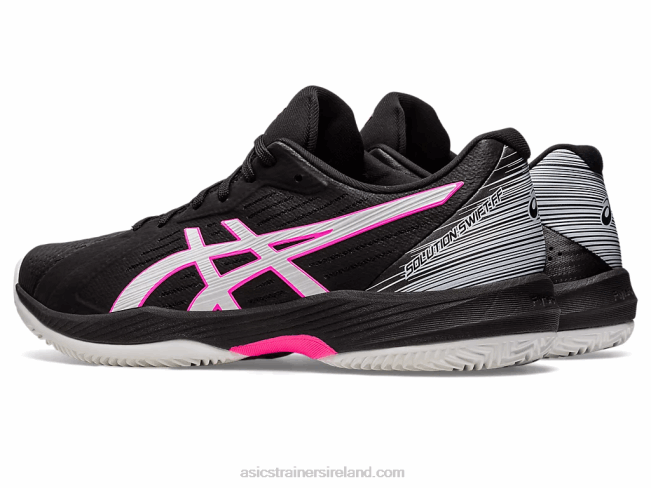 Solution Swift FF Clay Black/Hot Pink Asics XXPD537