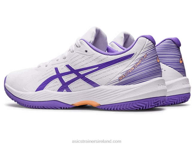 Solution Swift FF Clay White/Amethyst Asics XXPD2569