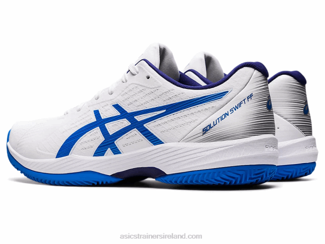 Solution Swift FF Clay White/Electric Blue Asics XXPD1107