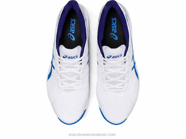 Solution Swift FF Clay White/Electric Blue Asics XXPD1107