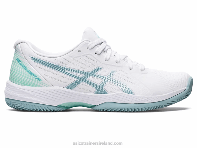 Solution Swift FF Clay White/Smoke Blue Asics XXPD3175