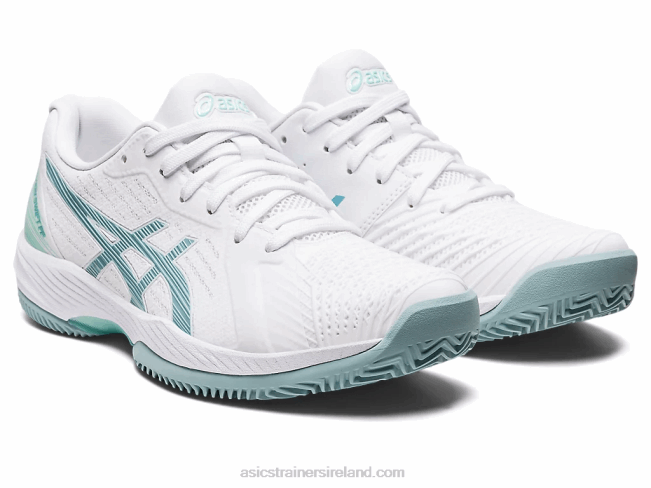 Solution Swift FF Clay White/Smoke Blue Asics XXPD3175