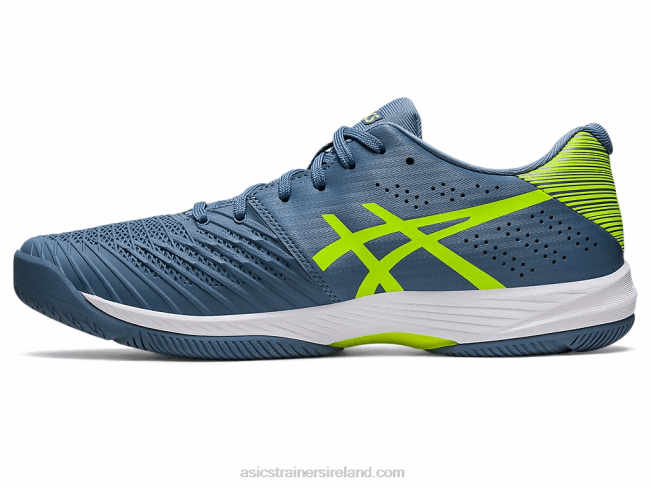 Solution Swift FF Steel Blue/Hazard Green Asics XXPD477