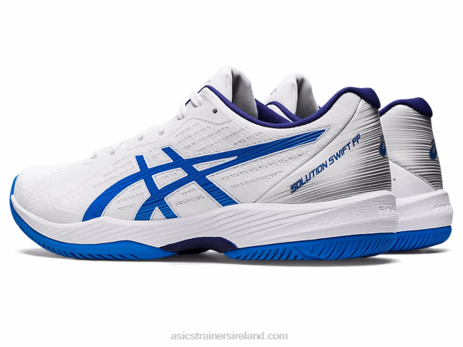 Solution Swift FF White/Electric Blue Asics XXPD1130