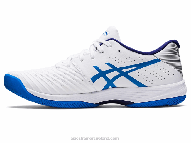 Solution Swift FF White/Electric Blue Asics XXPD1130