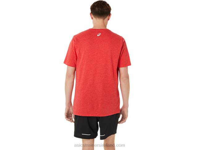 Standout Fourth Short Sleeve Classic Red Heather Asics XXPD1256