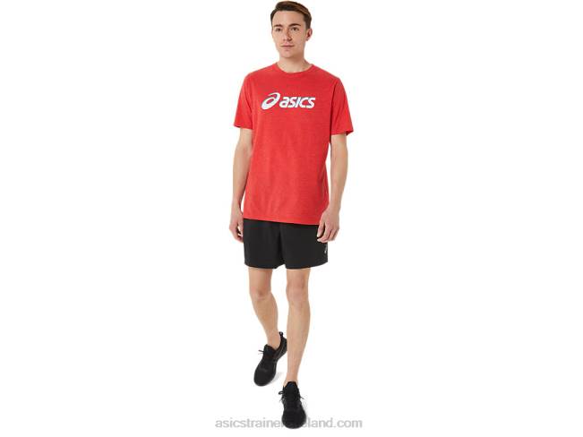 Standout Fourth Short Sleeve Classic Red Heather Asics XXPD1256