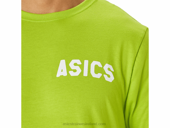 Stripes Sunrise Tee Lime Zest Asics XXPD142