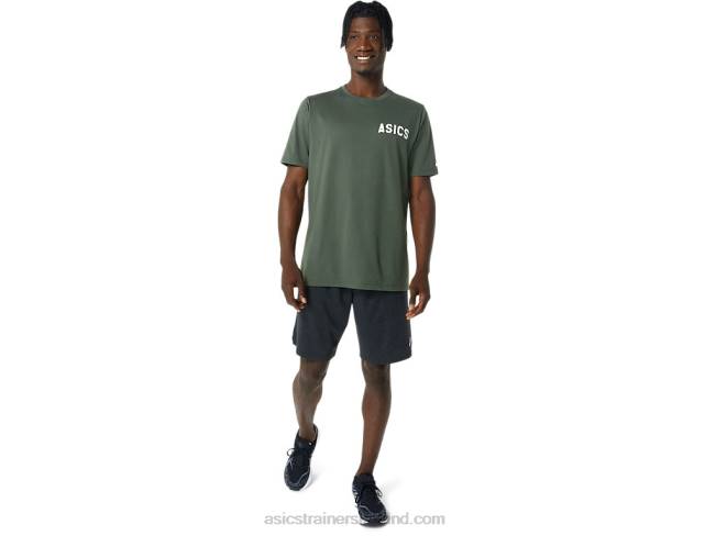 Stripes Sunrise Tee Olive Canvas Asics XXPD787