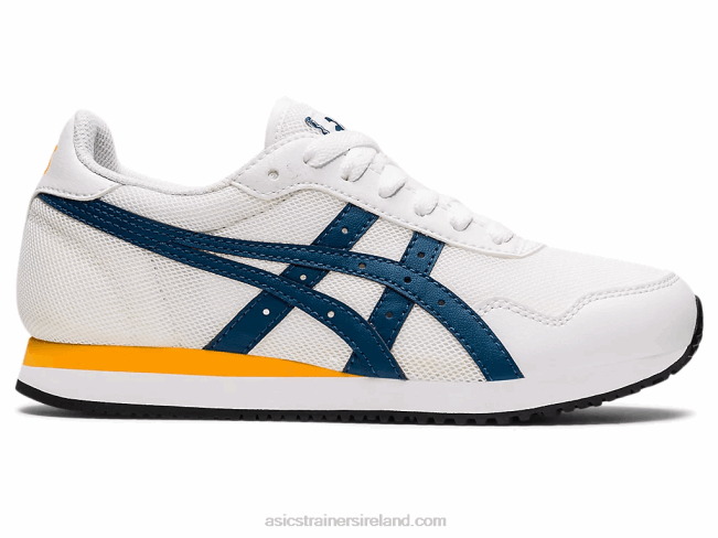 Tiger Runner Grade School White/Light Indigo Asics XXPD4464