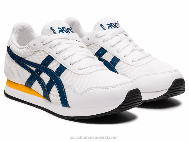 Tiger Runner Grade School White/Light Indigo Asics XXPD4464