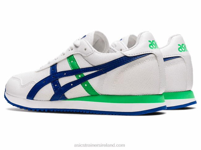 Tiger Runner Grade School White/Monaco Blue Asics XXPD4500