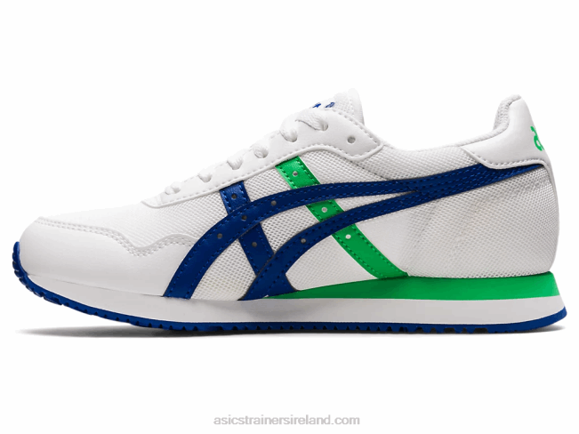 Tiger Runner Grade School White/Monaco Blue Asics XXPD4500