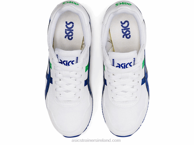 Tiger Runner Grade School White/Monaco Blue Asics XXPD4500