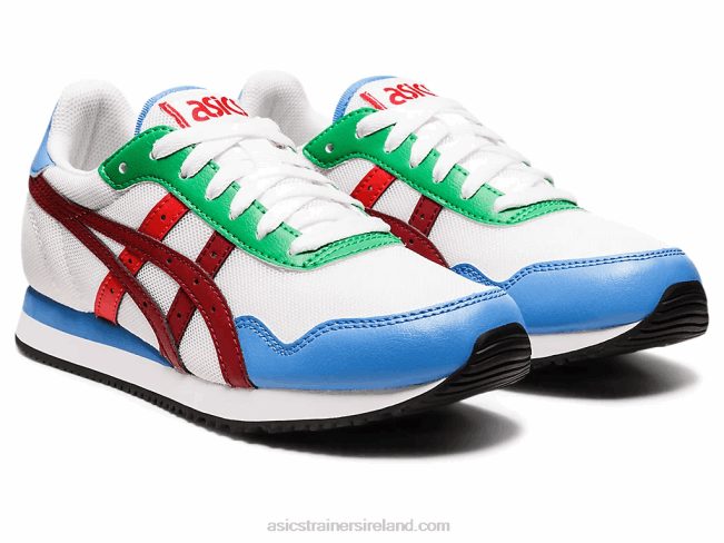 Tiger Runner White/Burgundy Asics XXPD3148