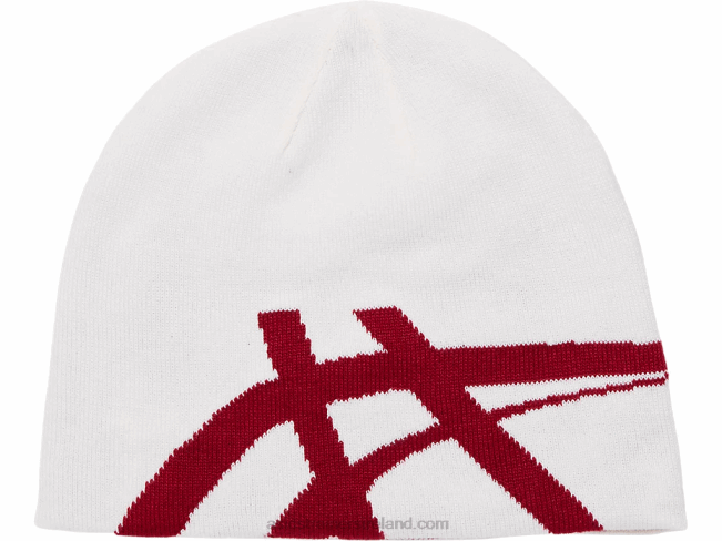 Unisex Beanie Glove Set Birch/Cranberry Asics XXPD837