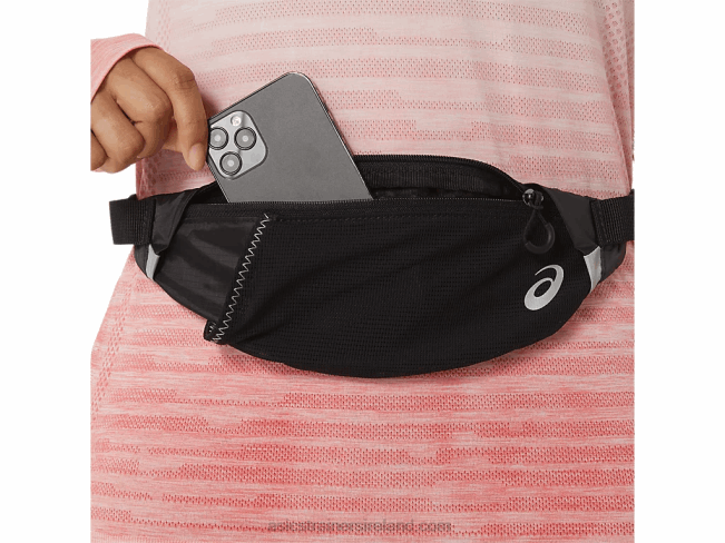 Unisex Waist Pouch Medium Performance Black Asics XXPD190