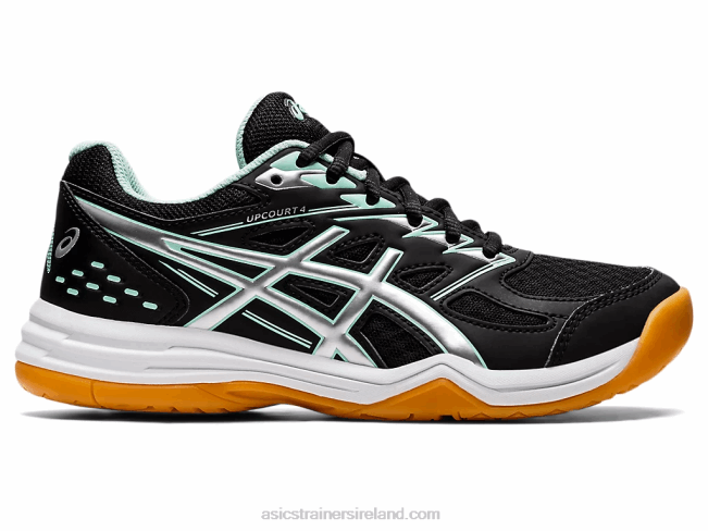 Upcourt 4 Grade School Black/Fresh Ice Asics XXPD4456