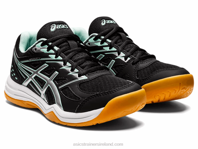 Upcourt 4 Grade School Black/Fresh Ice Asics XXPD4456