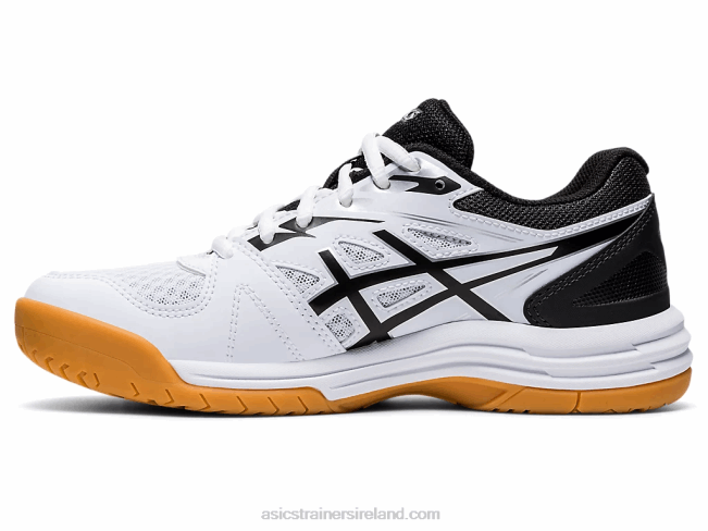 Upcourt 4 Grade School White/Black Asics XXPD4558