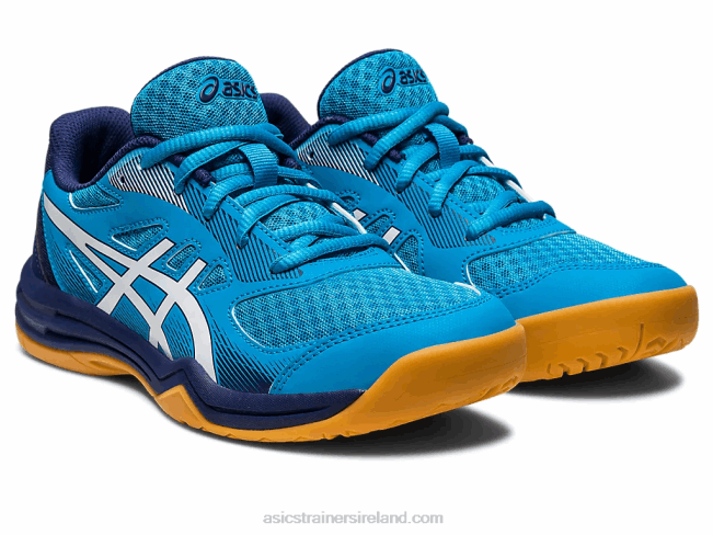 Upcourt 5 Grade School Island Blue/White Asics XXPD4271