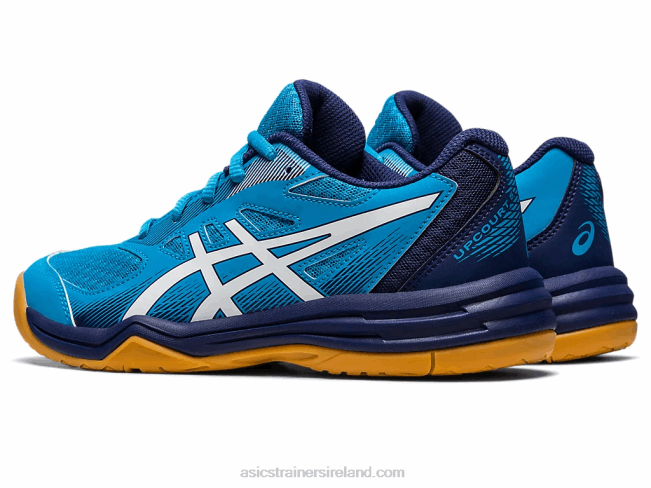 Upcourt 5 Grade School Island Blue/White Asics XXPD4271