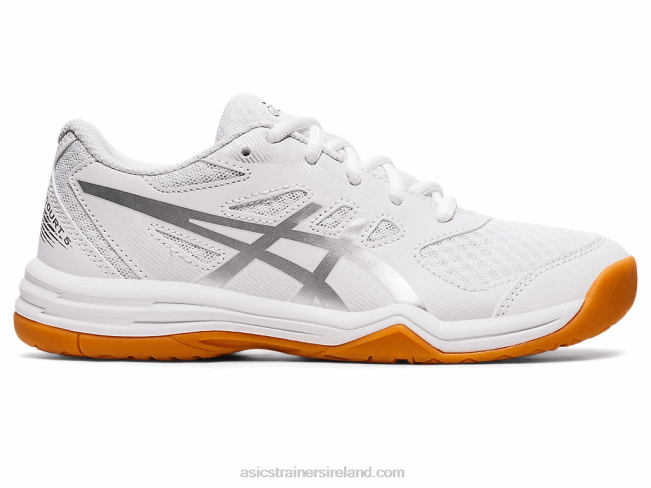 Upcourt 5 Grade School White/Pure Silver Asics XXPD4388