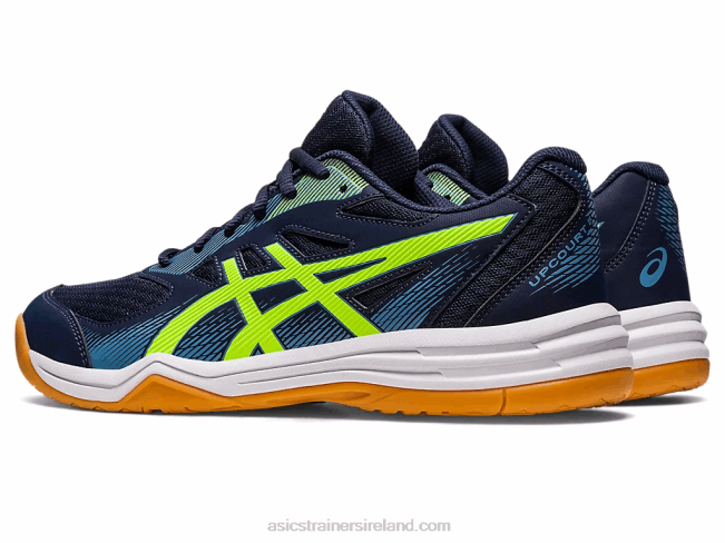 Upcourt 5 Midnight/Hazard Green Asics XXPD466