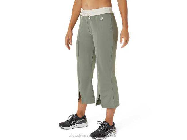 W Repurposed Flare Pant Lichen Green/Birch Asics XXPD2740