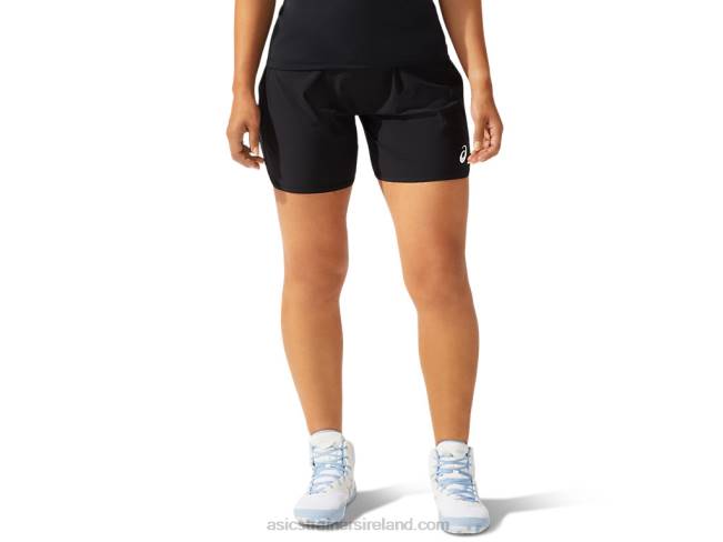 Womens 2 Piece Wrestling Short Team Black Asics XXPD3791