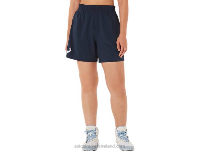 Womens 2 Piece Wrestling Short Team Navy Asics XXPD3802