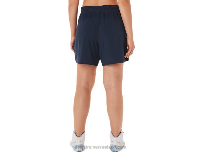 Women\s 2 Piece Wrestling Short Team Navy Asics XXPD3802