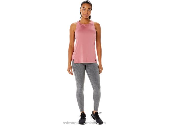 Women\s 7/8 Performance Tight Dark Grey Heather Asics XXPD3411