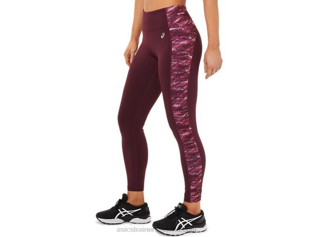 Women\s 7/8 Performance Tight Deep Mars/Mist Multi Asics XXPD3663