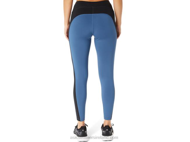 Women\s 7/8 Performance Tight Grand Shark/Performance Black Asics XXPD2320