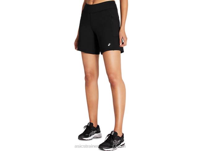 Women\s 7in Knit Short Performance Black Asics XXPD4161