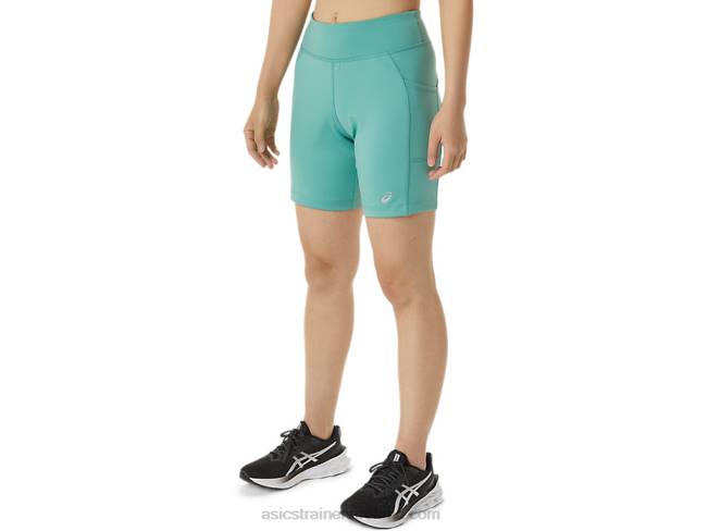 Women\s 7in Knit Short Sage Asics XXPD3390