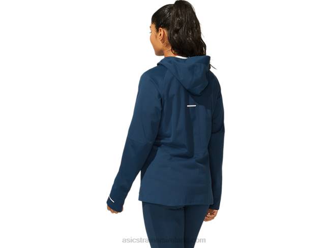 Women\s Accelerate Jacket French Blue Asics XXPD4050