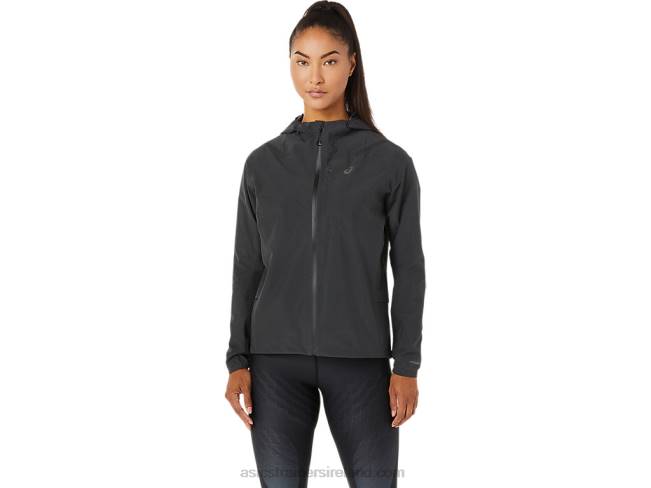 Womens Accelerate Waterproof 20 Jacket Graphite Grey Asics XXPD3271